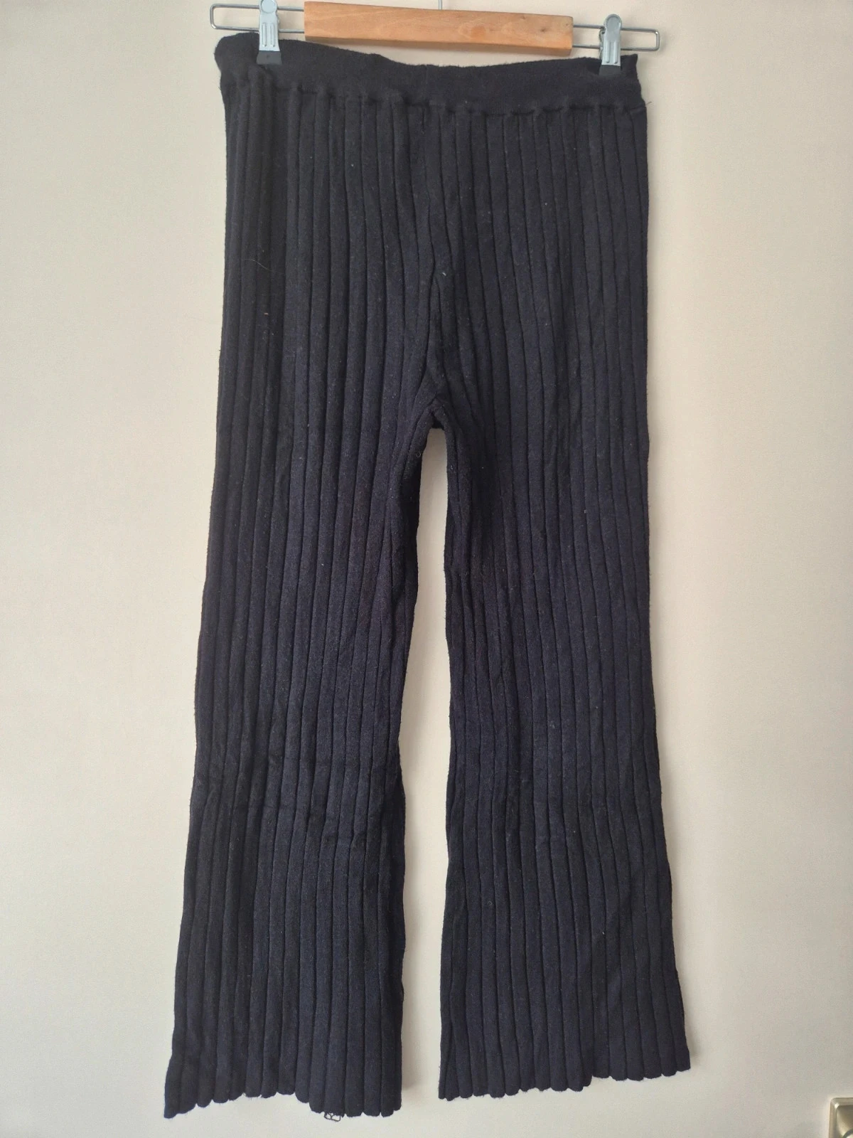 Conjunto de 2 piezas de punto de canalé (chaleco + pantalones) 🖤 – photo 6